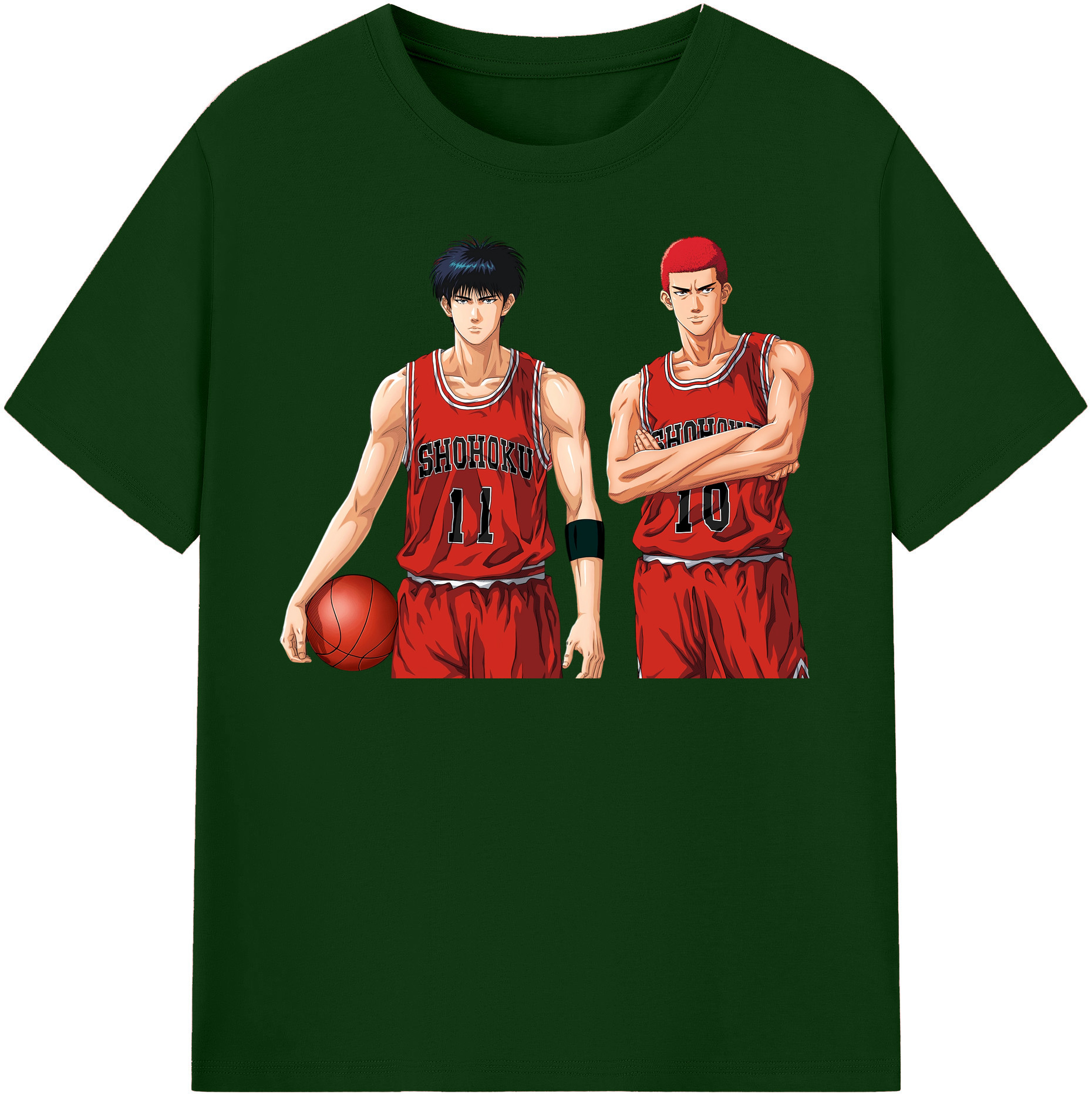 （画像用） SLAM DUNK／スラムダンク 綿100％半袖Tシャツ（フロントプリント）